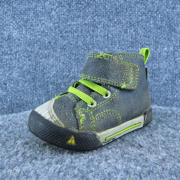 KEEN Boys Sneaker Shoes Gray Synthetic Hook & Loop Size‎ T 4 Medium - Picture 1 of 9